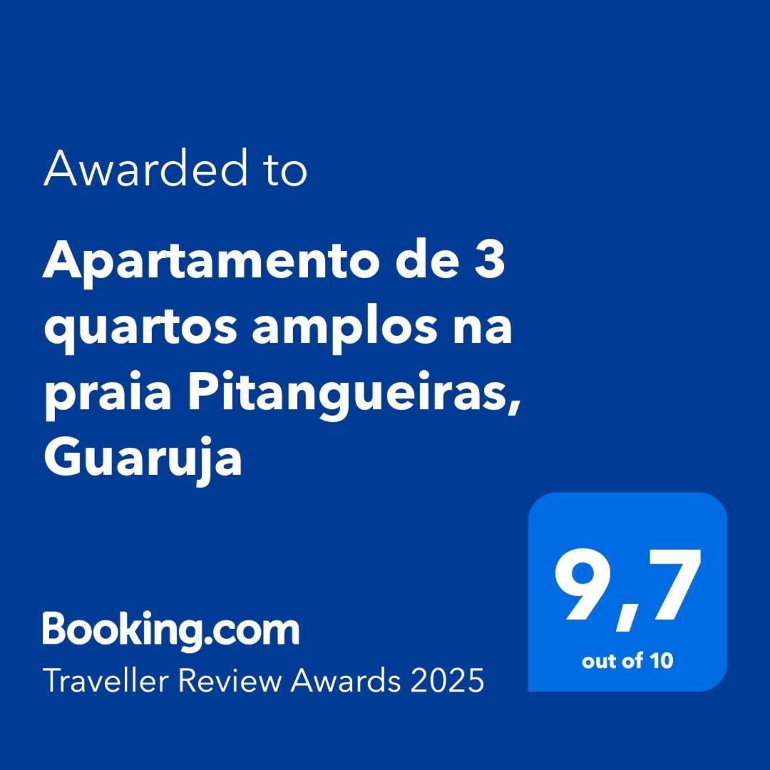 Apartamento De 3 Quartos Amplos Na Praia Pitangueiras, กัวรูจา ภายนอก รูปภาพ